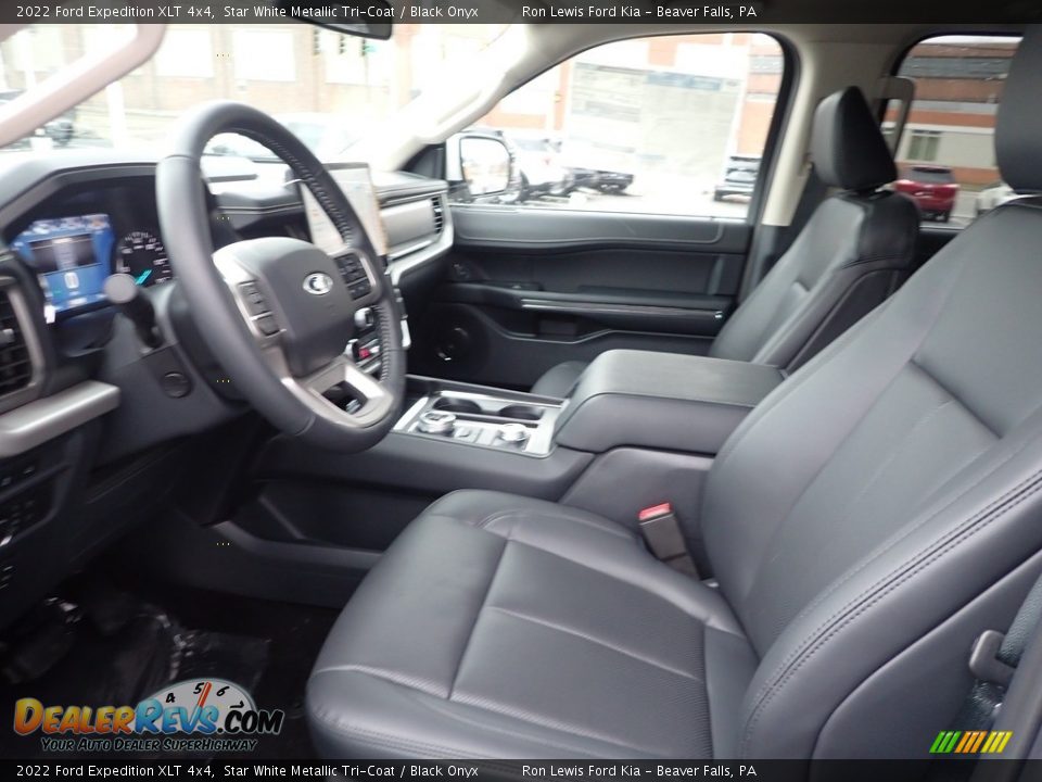 2022 Ford Expedition XLT 4x4 Star White Metallic Tri-Coat / Black Onyx Photo #14