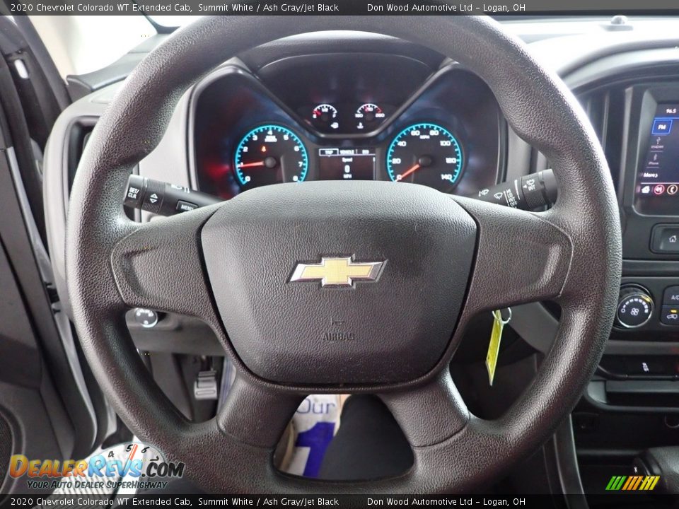 2020 Chevrolet Colorado WT Extended Cab Summit White / Ash Gray/Jet Black Photo #15