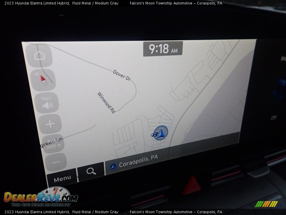 Navigation of 2023 Hyundai Elantra Limited Hybrid Photo #16