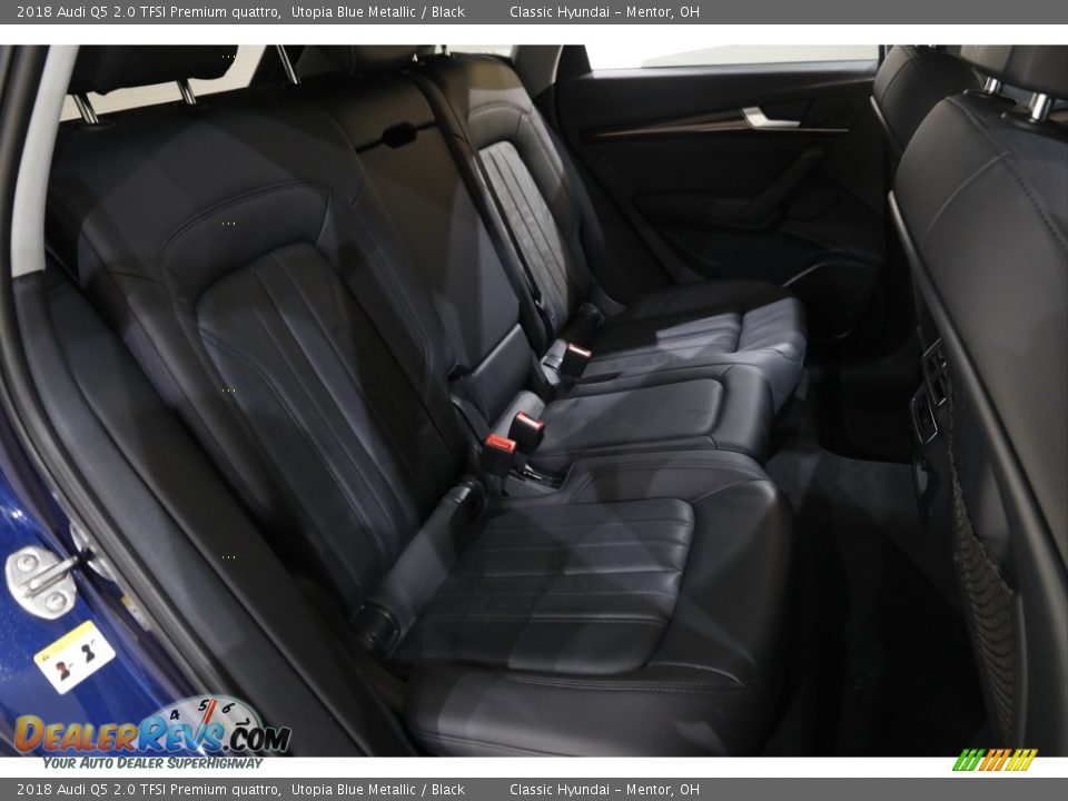 2018 Audi Q5 2.0 TFSI Premium quattro Utopia Blue Metallic / Black Photo #19