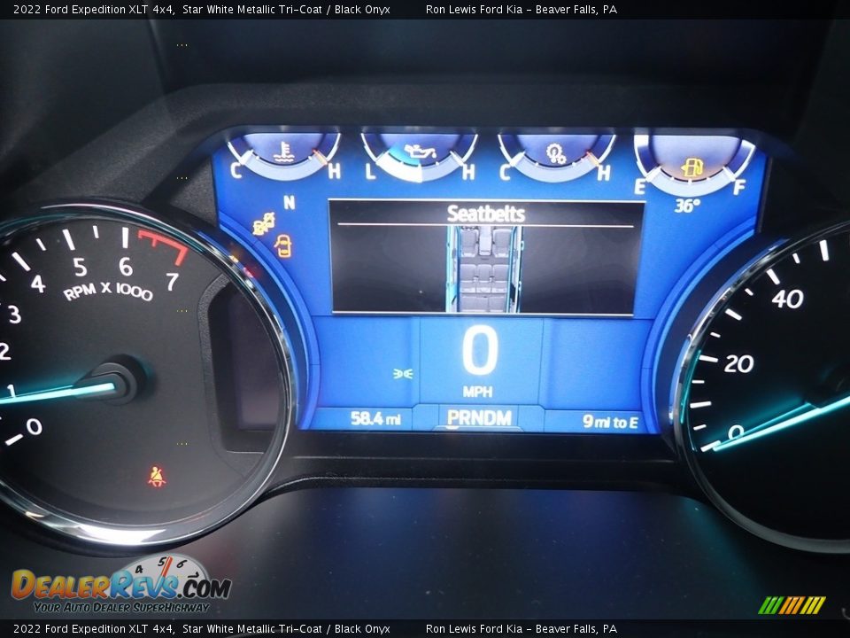 2022 Ford Expedition XLT 4x4 Star White Metallic Tri-Coat / Black Onyx Photo #17