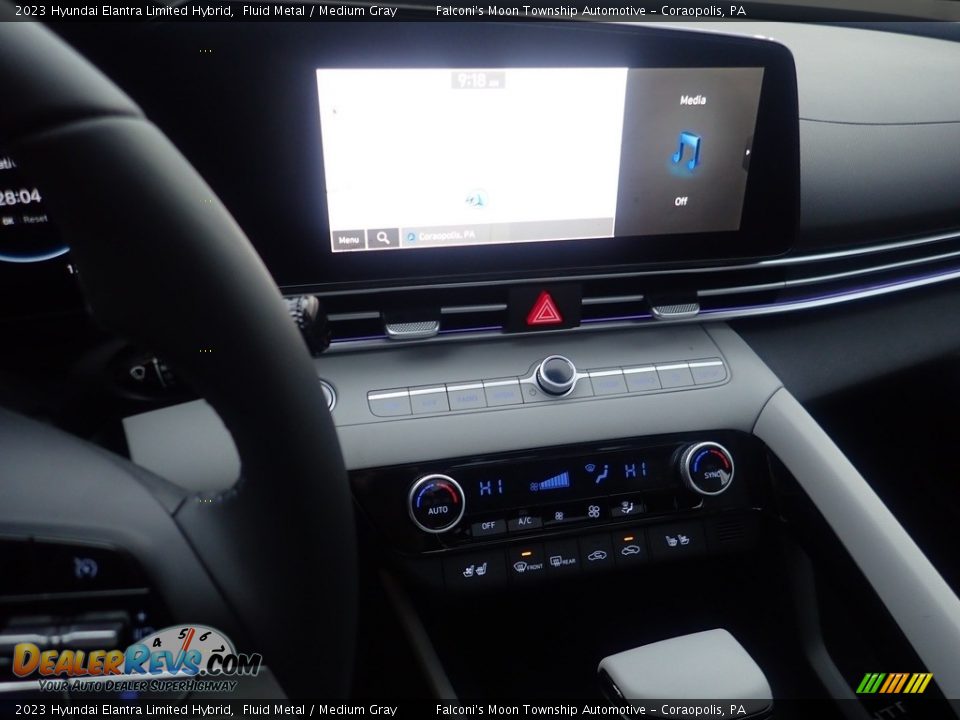 Controls of 2023 Hyundai Elantra Limited Hybrid Photo #17