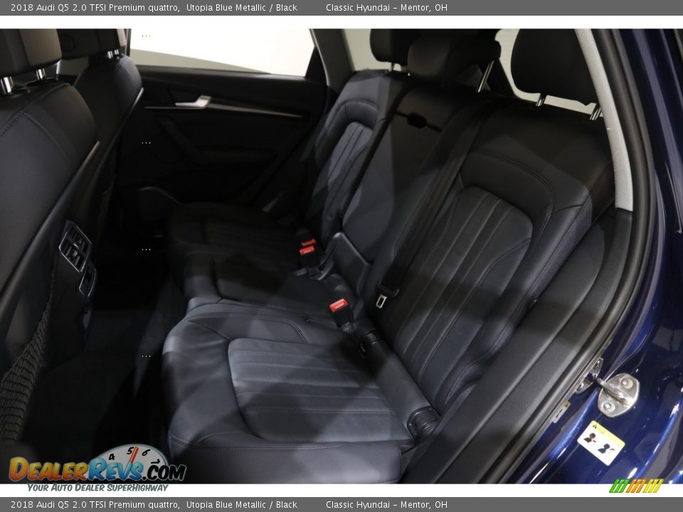 2018 Audi Q5 2.0 TFSI Premium quattro Utopia Blue Metallic / Black Photo #20