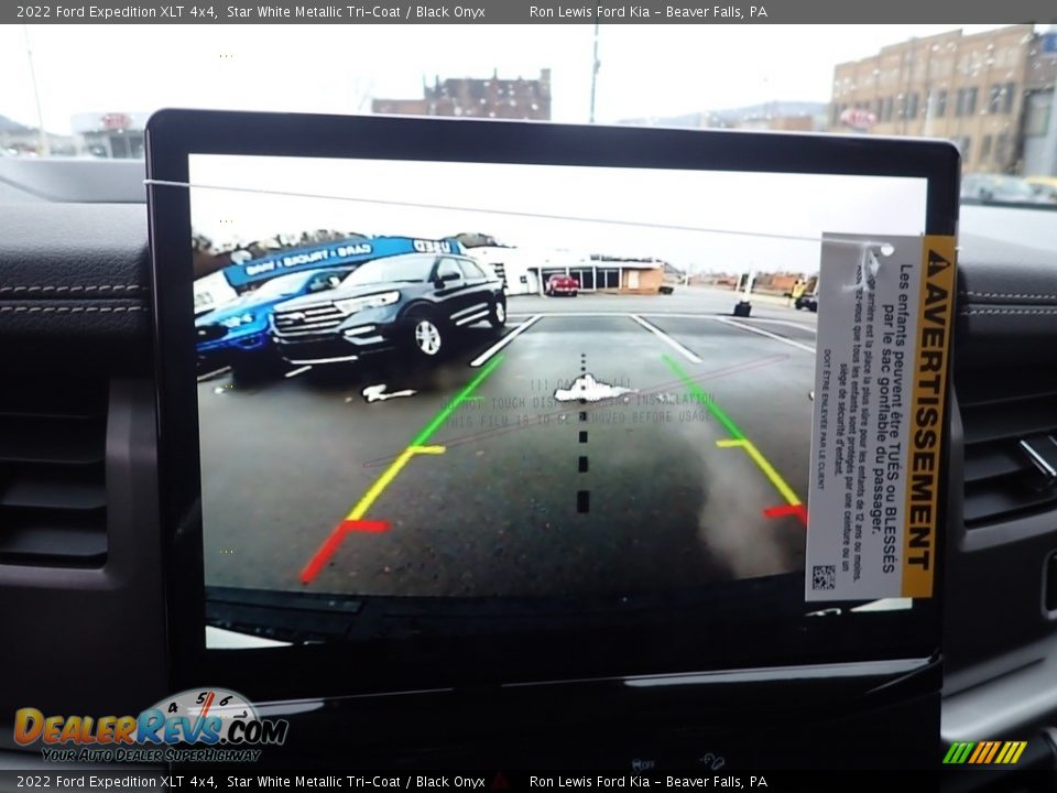 2022 Ford Expedition XLT 4x4 Star White Metallic Tri-Coat / Black Onyx Photo #18