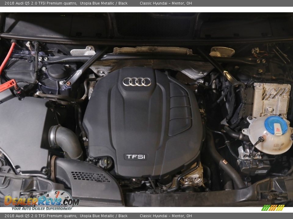 2018 Audi Q5 2.0 TFSI Premium quattro Utopia Blue Metallic / Black Photo #22