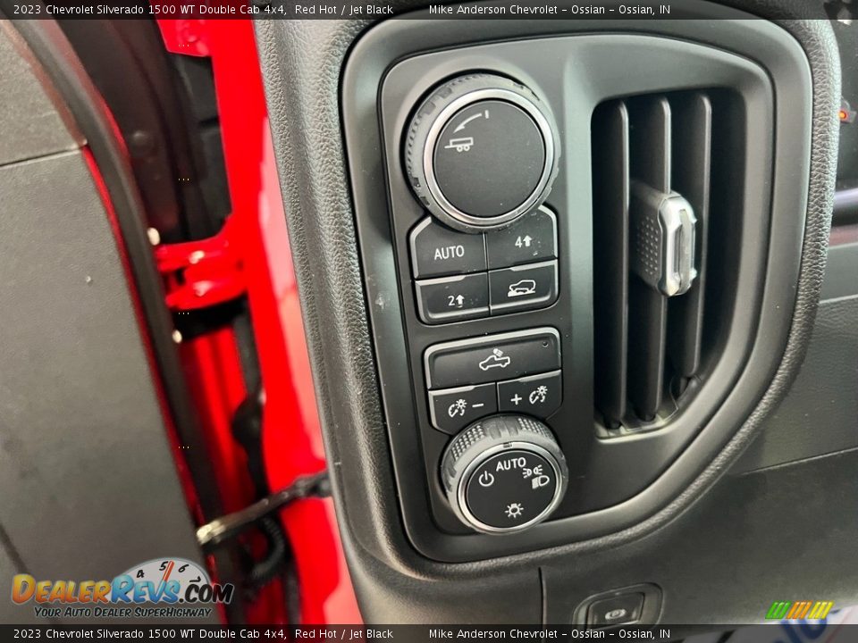 Controls of 2023 Chevrolet Silverado 1500 WT Double Cab 4x4 Photo #17