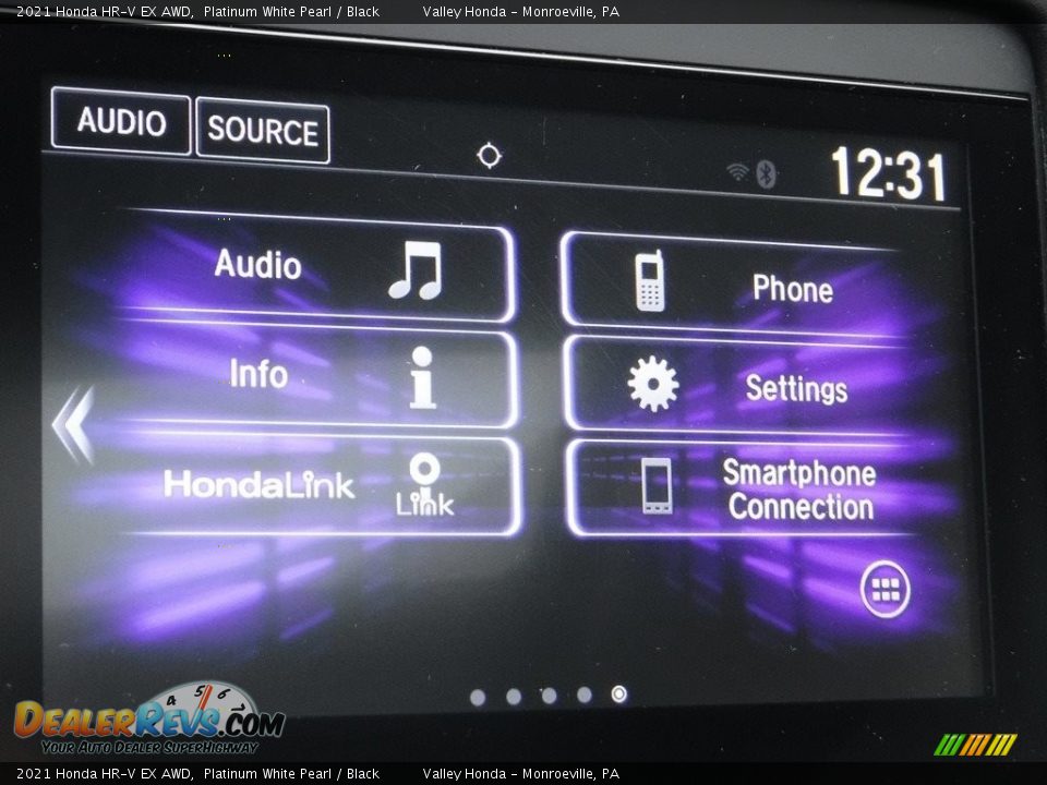 2021 Honda HR-V EX AWD Platinum White Pearl / Black Photo #21