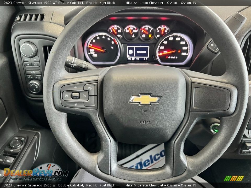 2023 Chevrolet Silverado 1500 WT Double Cab 4x4 Steering Wheel Photo #18