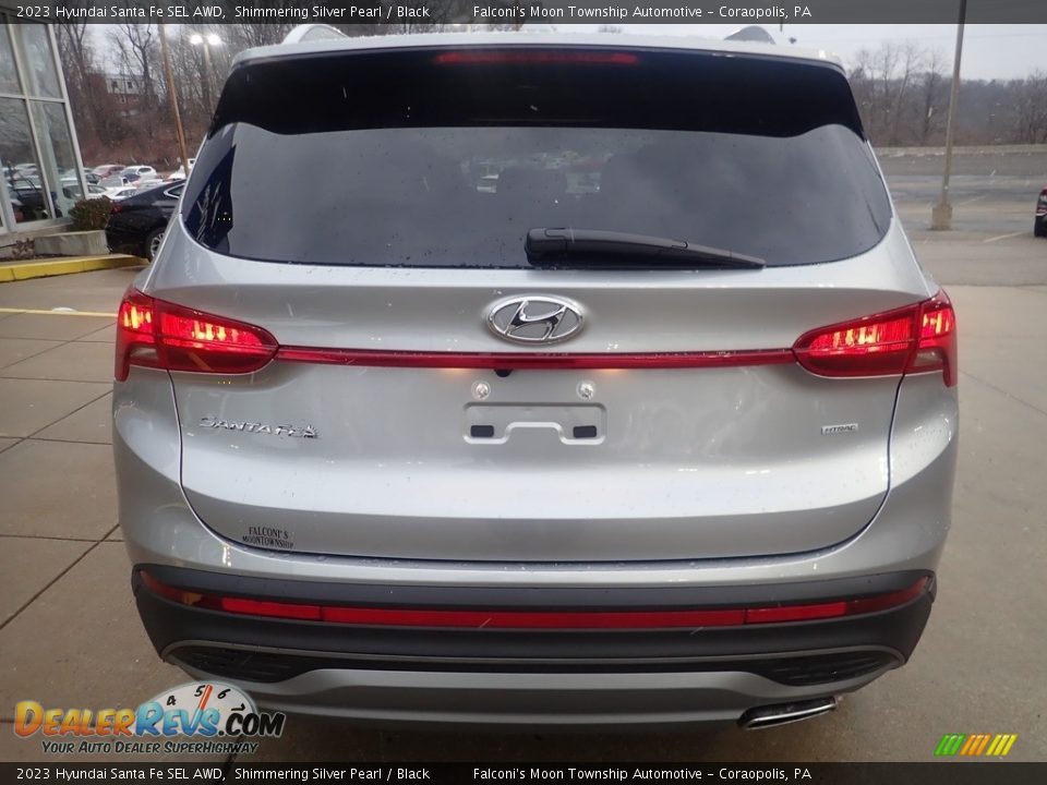 2023 Hyundai Santa Fe SEL AWD Shimmering Silver Pearl / Black Photo #3