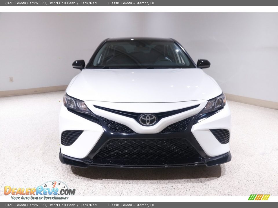 2020 Toyota Camry TRD Wind Chill Pearl / Black/Red Photo #2