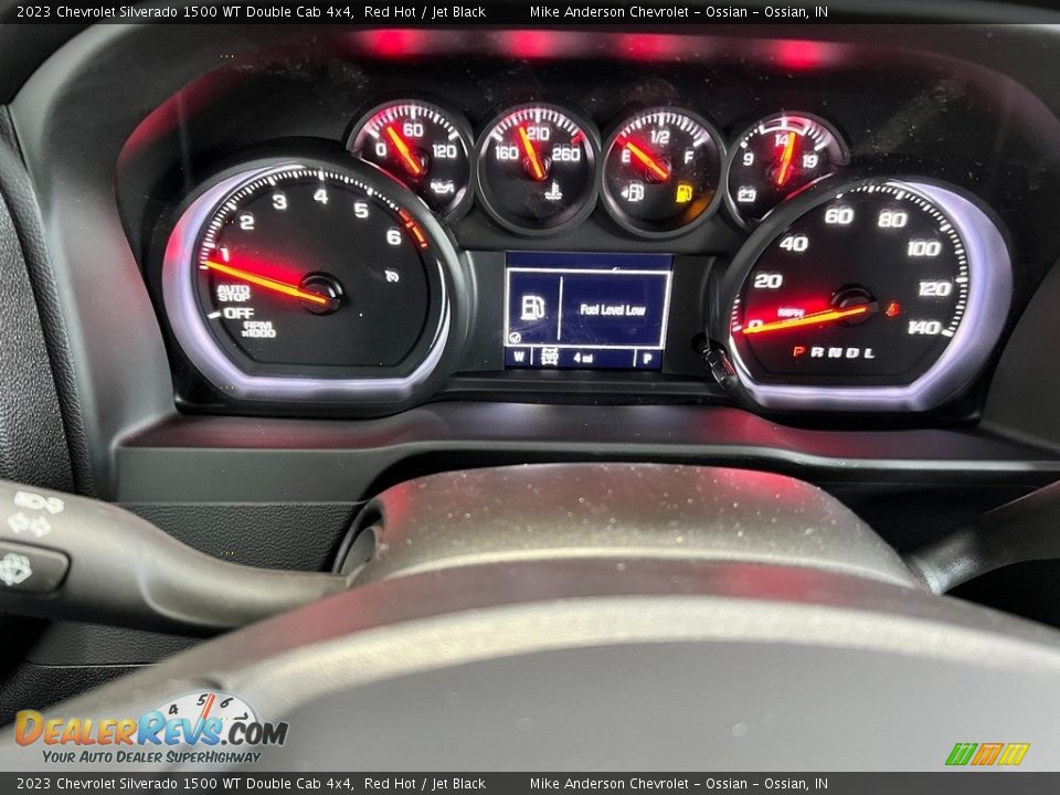 2023 Chevrolet Silverado 1500 WT Double Cab 4x4 Gauges Photo #21