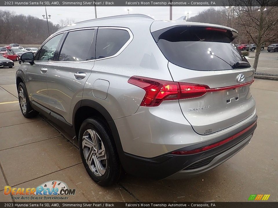 2023 Hyundai Santa Fe SEL AWD Shimmering Silver Pearl / Black Photo #5