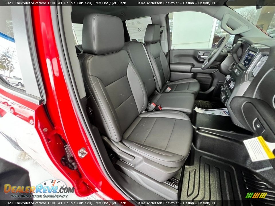 Front Seat of 2023 Chevrolet Silverado 1500 WT Double Cab 4x4 Photo #25