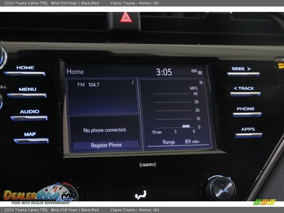 Controls of 2020 Toyota Camry TRD Photo #10