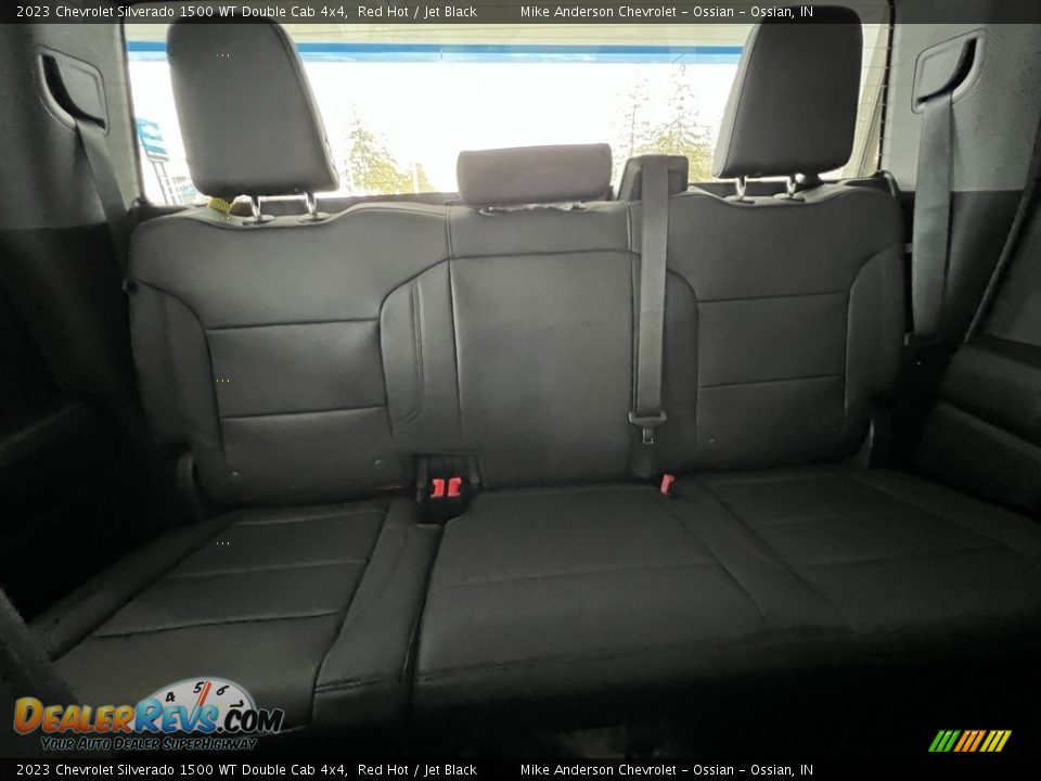 2023 Chevrolet Silverado 1500 WT Double Cab 4x4 Red Hot / Jet Black Photo #26