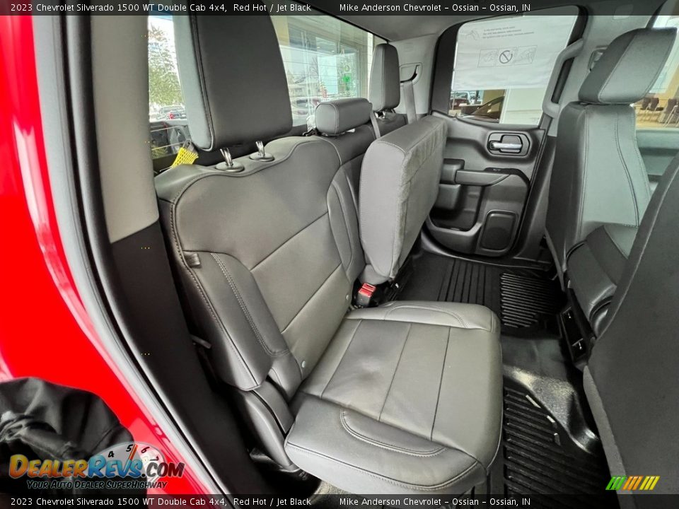 Rear Seat of 2023 Chevrolet Silverado 1500 WT Double Cab 4x4 Photo #27