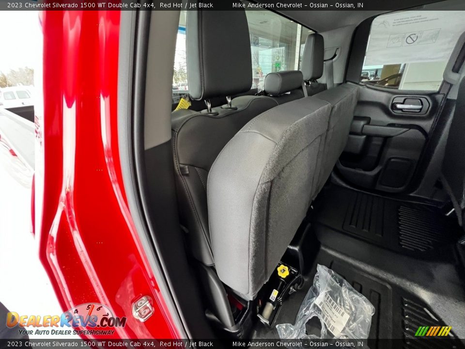 Rear Seat of 2023 Chevrolet Silverado 1500 WT Double Cab 4x4 Photo #28