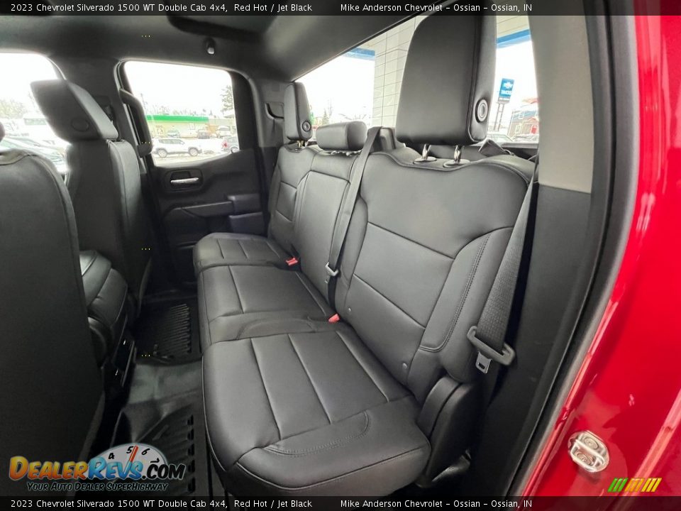 Rear Seat of 2023 Chevrolet Silverado 1500 WT Double Cab 4x4 Photo #29