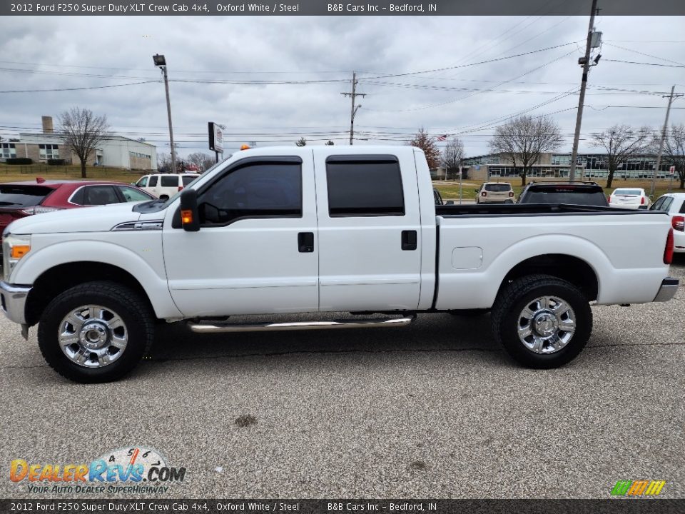 2012 Ford F250 Super Duty XLT Crew Cab 4x4 Oxford White / Steel Photo #1