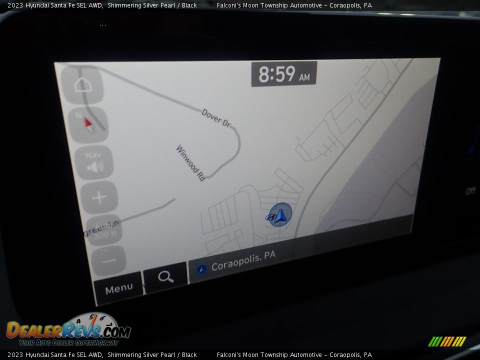 2023 Hyundai Santa Fe SEL AWD Shimmering Silver Pearl / Black Photo #16