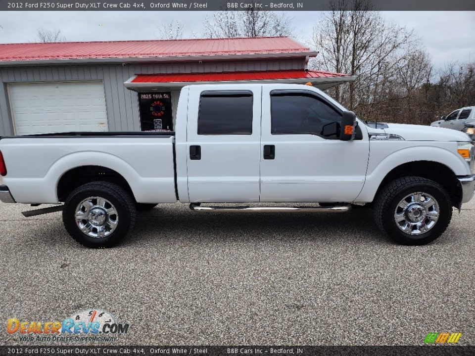 2012 Ford F250 Super Duty XLT Crew Cab 4x4 Oxford White / Steel Photo #5