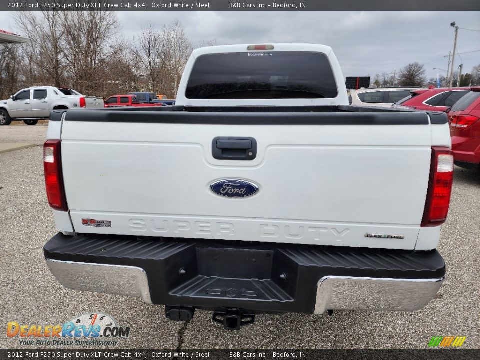 2012 Ford F250 Super Duty XLT Crew Cab 4x4 Oxford White / Steel Photo #7