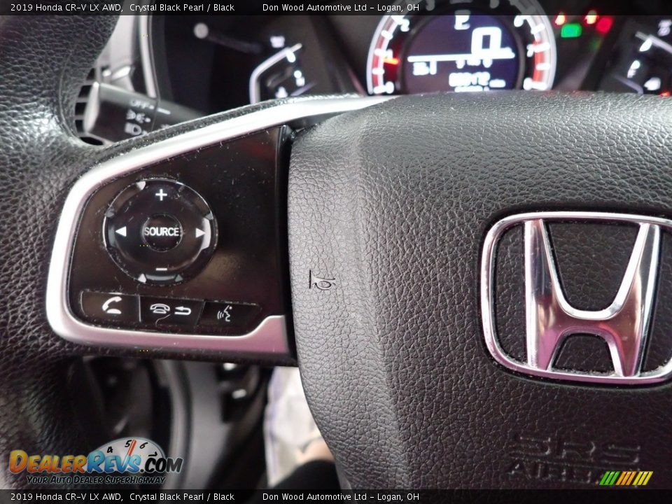 2019 Honda CR-V LX AWD Crystal Black Pearl / Black Photo #16