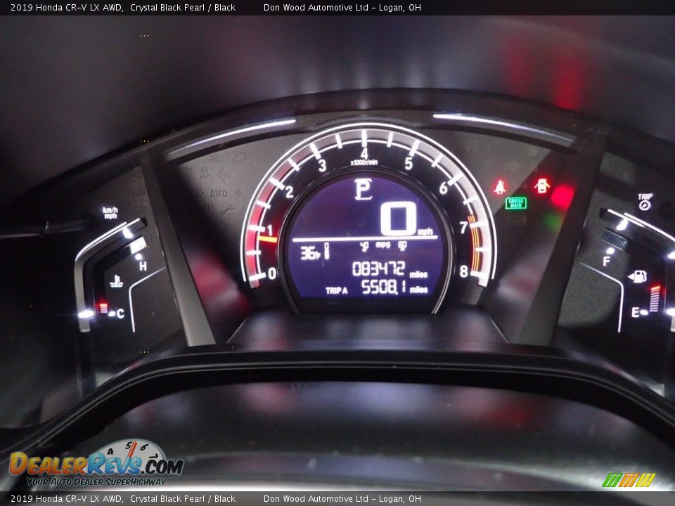 2019 Honda CR-V LX AWD Crystal Black Pearl / Black Photo #18