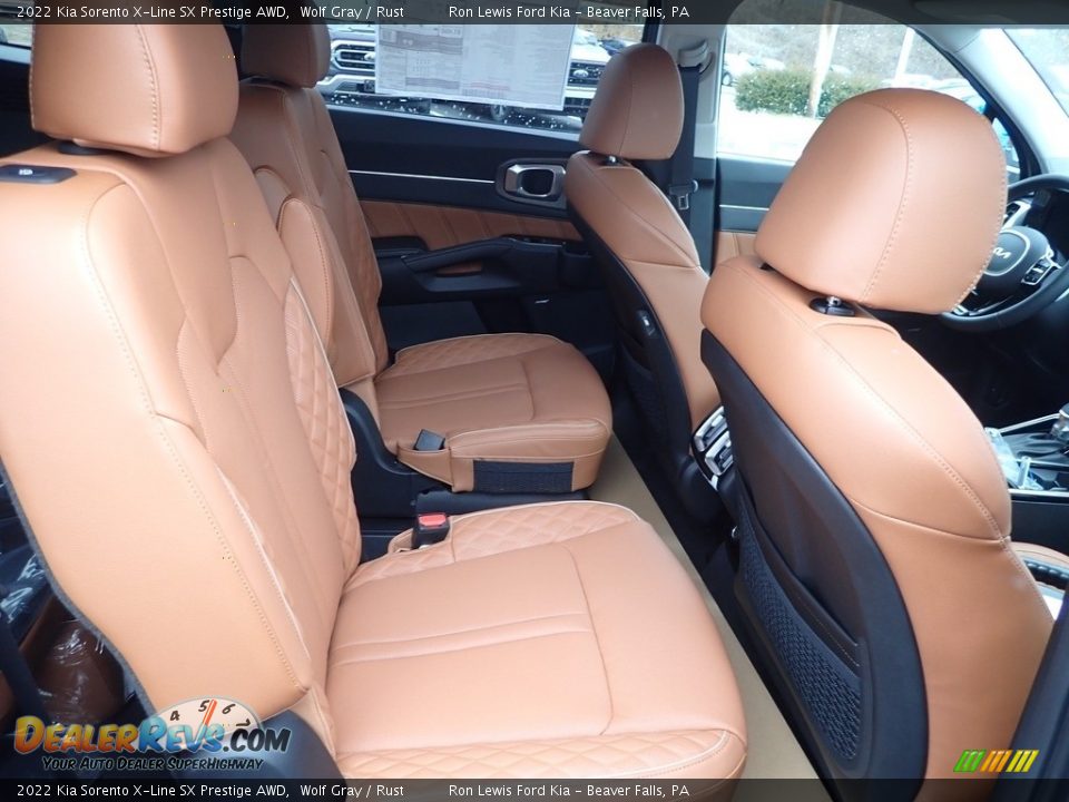 Rear Seat of 2022 Kia Sorento X-Line SX Prestige AWD Photo #10