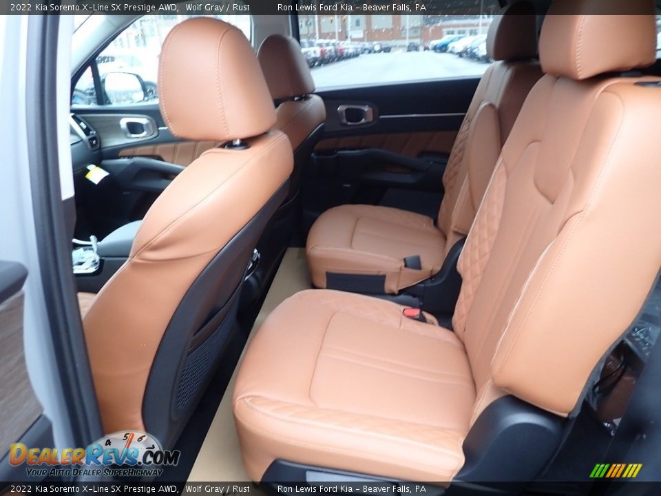Rear Seat of 2022 Kia Sorento X-Line SX Prestige AWD Photo #12
