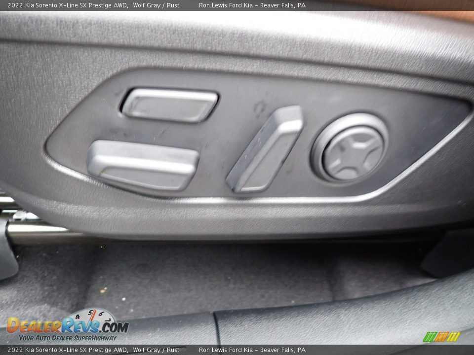 2022 Kia Sorento X-Line SX Prestige AWD Wolf Gray / Rust Photo #16