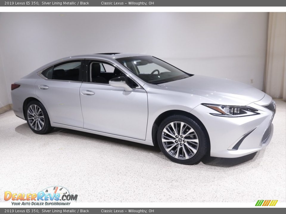 2019 Lexus ES 350 Silver Lining Metallic / Black Photo #1