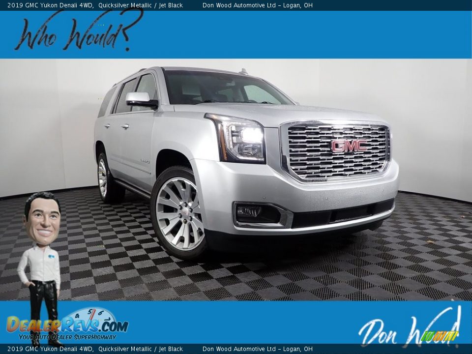 2019 GMC Yukon Denali 4WD Quicksilver Metallic / Jet Black Photo #1