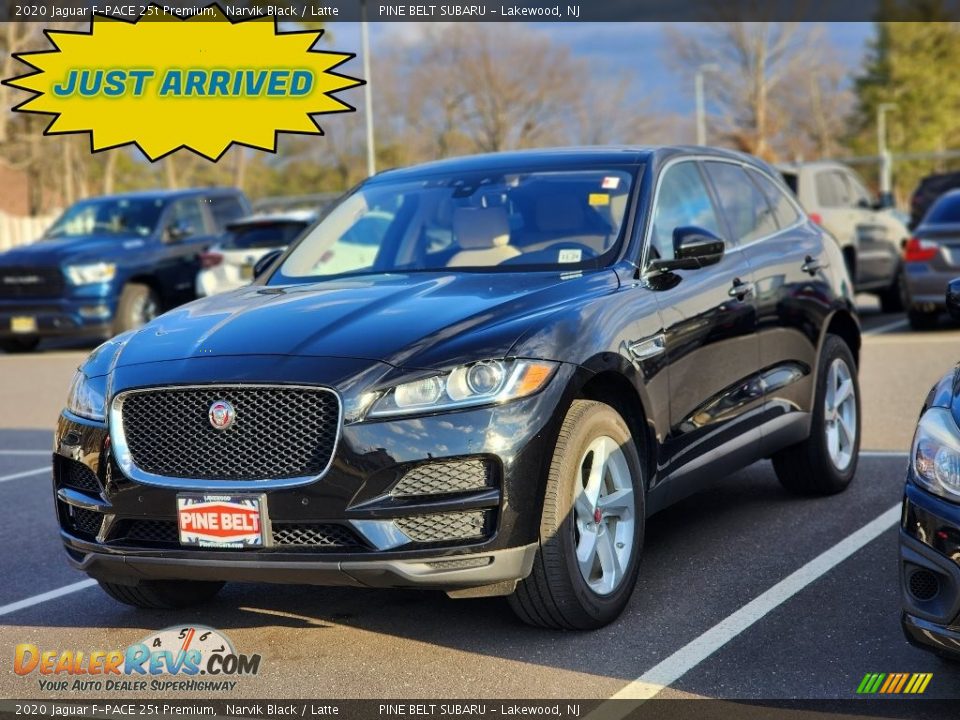 2020 Jaguar F-PACE 25t Premium Narvik Black / Latte Photo #1