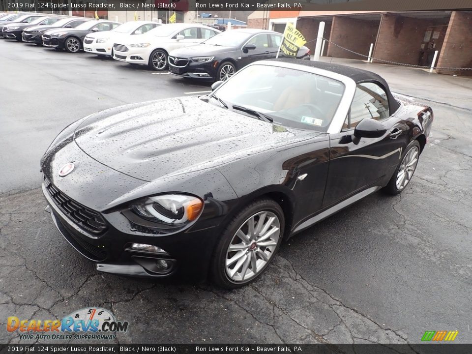 Black 2019 Fiat 124 Spider Lusso Roadster Photo #4