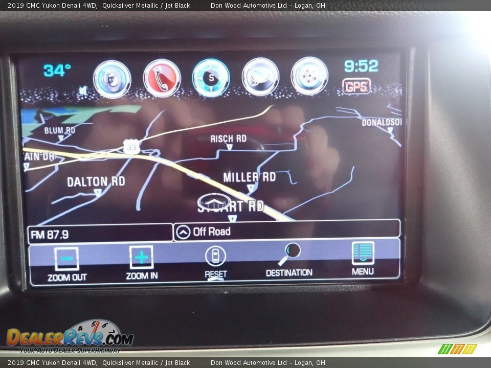 2019 GMC Yukon Denali 4WD Quicksilver Metallic / Jet Black Photo #4