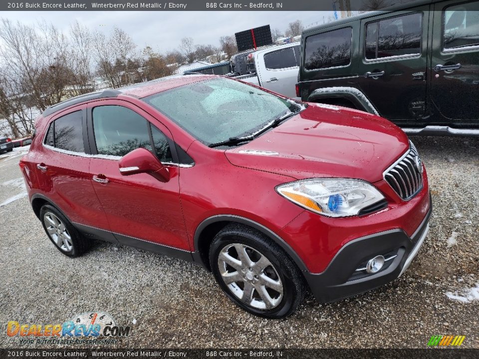 2016 Buick Encore Leather Winterberry Red Metallic / Ebony Photo #2