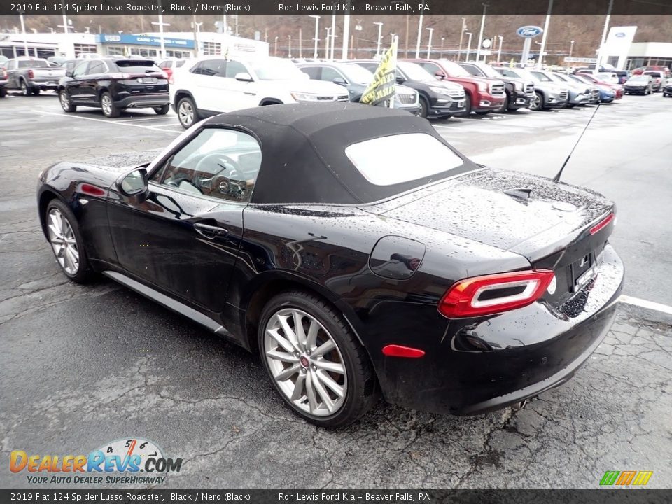 2019 Fiat 124 Spider Lusso Roadster Black / Nero (Black) Photo #6