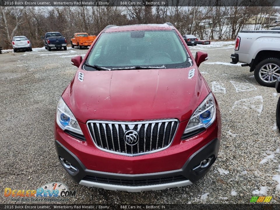 2016 Buick Encore Leather Winterberry Red Metallic / Ebony Photo #3