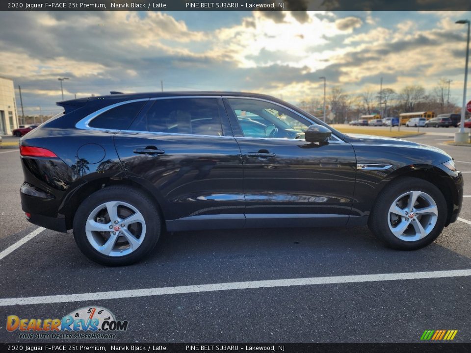 2020 Jaguar F-PACE 25t Premium Narvik Black / Latte Photo #4