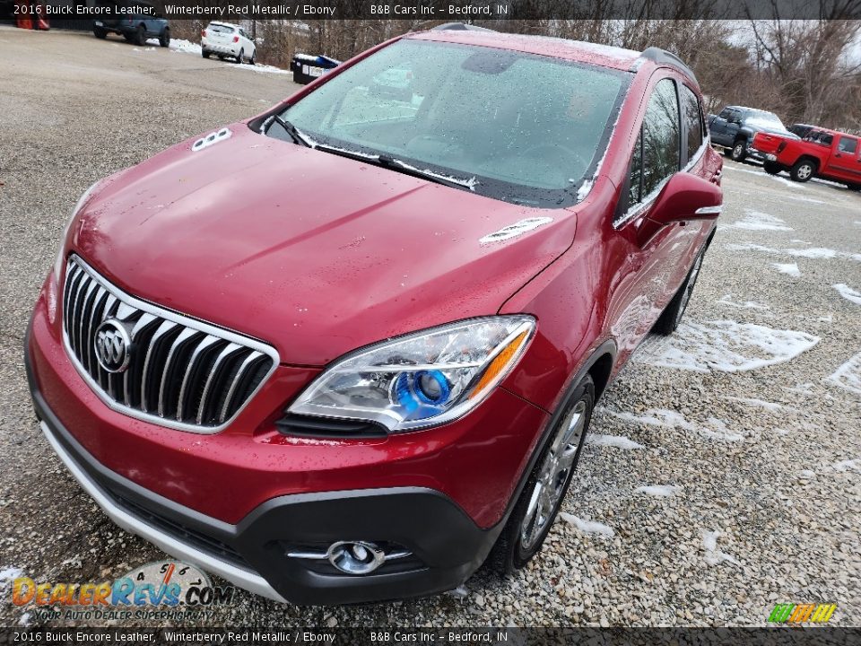 2016 Buick Encore Leather Winterberry Red Metallic / Ebony Photo #4