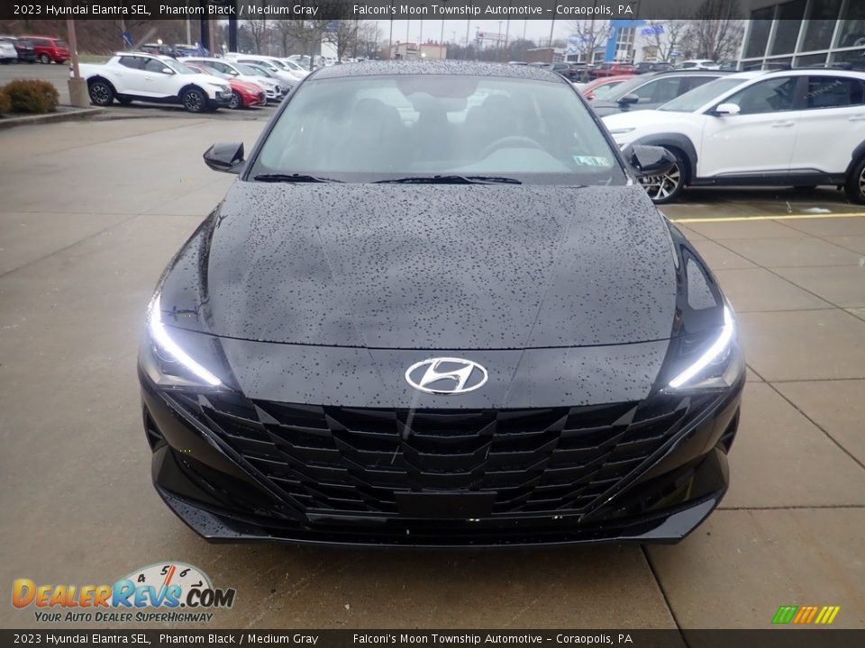 2023 Hyundai Elantra SEL Phantom Black / Medium Gray Photo #8