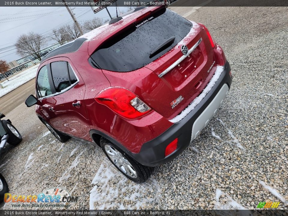 2016 Buick Encore Leather Winterberry Red Metallic / Ebony Photo #6