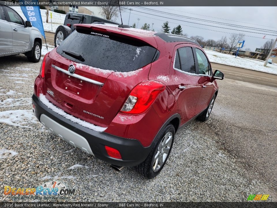 2016 Buick Encore Leather Winterberry Red Metallic / Ebony Photo #7