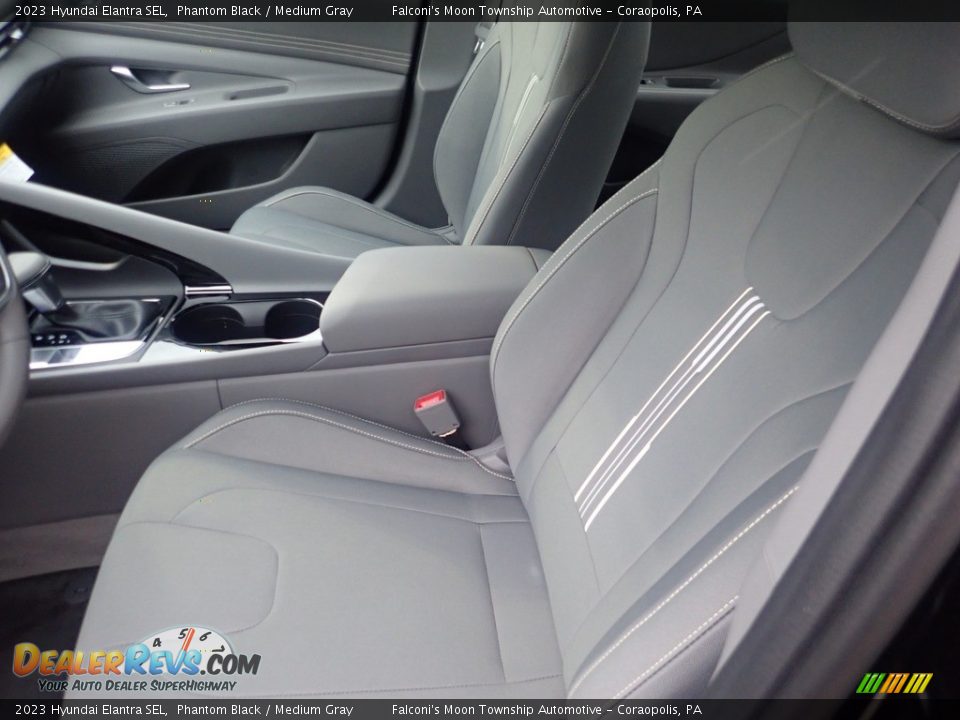 2023 Hyundai Elantra SEL Phantom Black / Medium Gray Photo #11