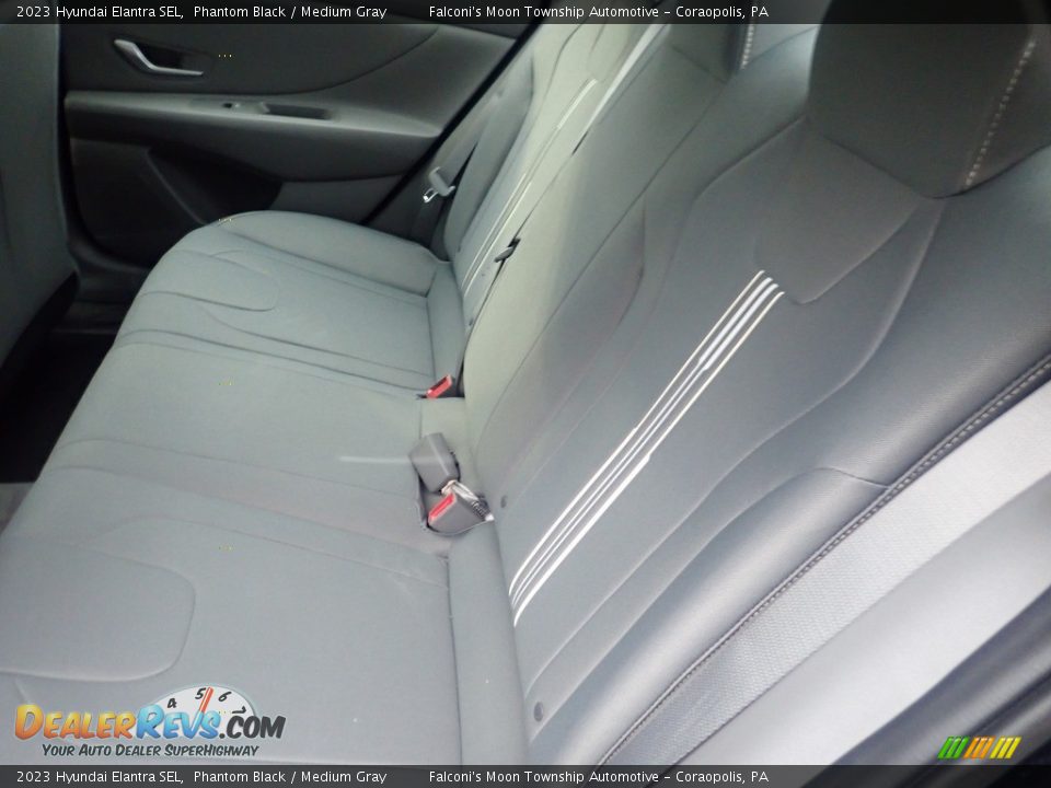 2023 Hyundai Elantra SEL Phantom Black / Medium Gray Photo #12