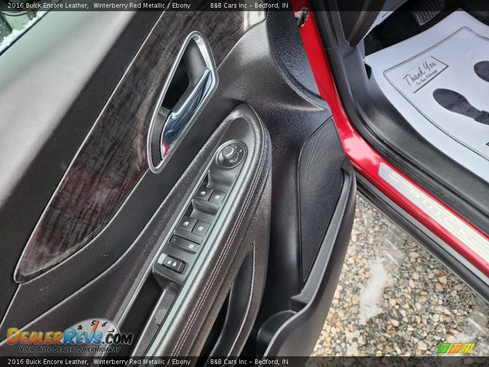 2016 Buick Encore Leather Winterberry Red Metallic / Ebony Photo #8