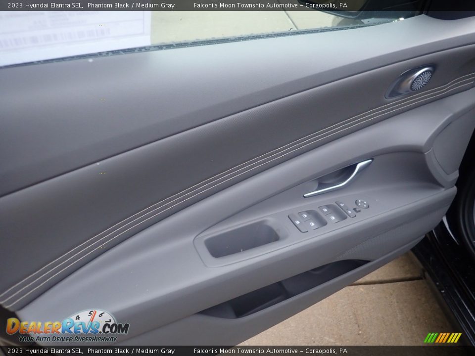2023 Hyundai Elantra SEL Phantom Black / Medium Gray Photo #14
