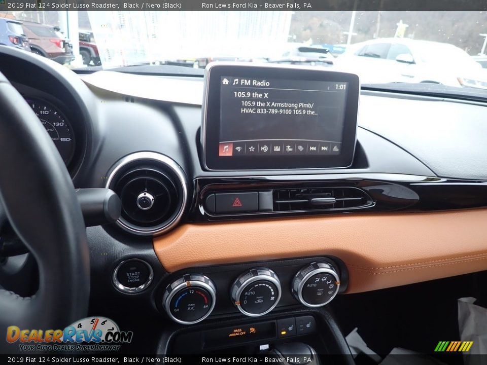 2019 Fiat 124 Spider Lusso Roadster Black / Nero (Black) Photo #16