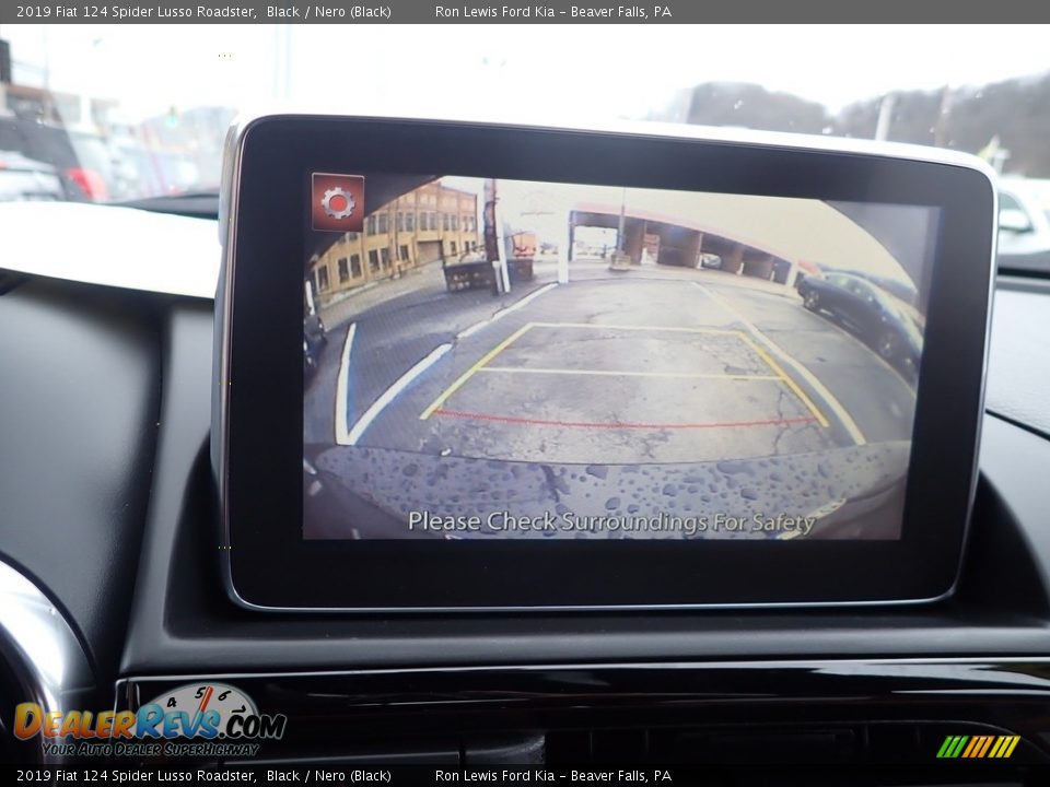 2019 Fiat 124 Spider Lusso Roadster Black / Nero (Black) Photo #18